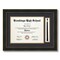 ArtToFrames 11x14 inch Diploma Frame with Tassel Opening - Framed with Black and Gold Mats, Comes with Regular Acrylic and Sawtooth Hanger for Wall Hanging (DT-11x14)